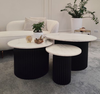 Zestaw 3 podstaw pod stolik kawowy RIMINI 