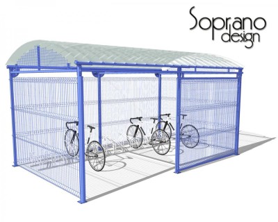 Wiata Rowerowa Zamykana 5x3 m. 