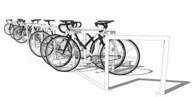 Stojak Rowerowy Wenus City 45 stopni 1 szt =1 bramka