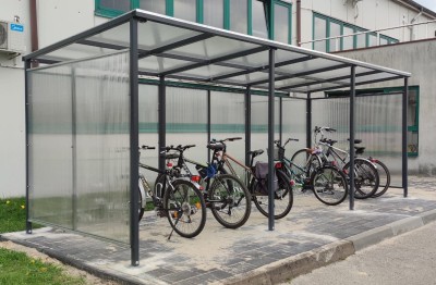 Wiata Rowerowa Zeus 4,05 x 2,05 m Ocynk + Lakier 