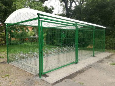 Wiata Rowerowa Zamykana 7x3 m 