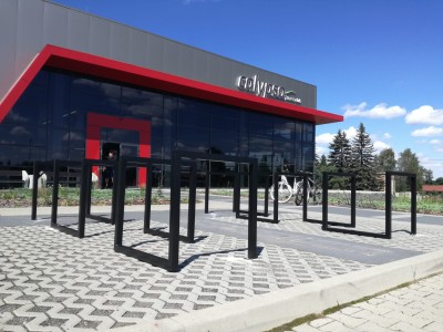 Stojak Rowerowy Wenus City 50x50 na 20 rowerów  Ocynk + Dowolny RAL 