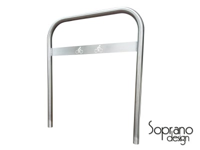 Stojak Rowerowy Uran Nierdzewny z Poprzeczką 